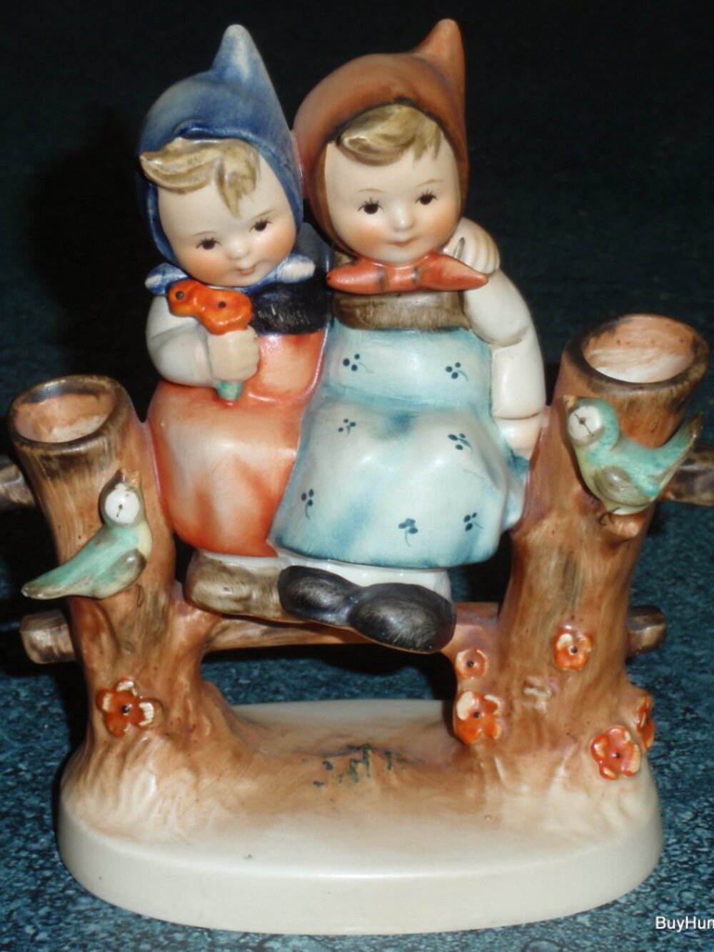 "Coquettes" Goebel Hummel Figurine #179 TMK6 Two BFFs On Fence CHRISTMAS GIFT!